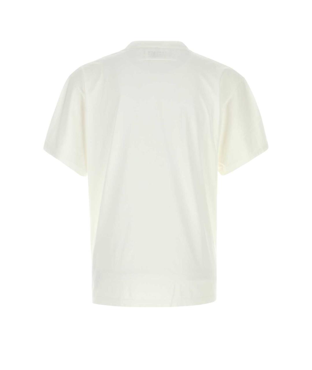 MM6 MAISON MARGIELA Белая хлопковая футболка, фото 2