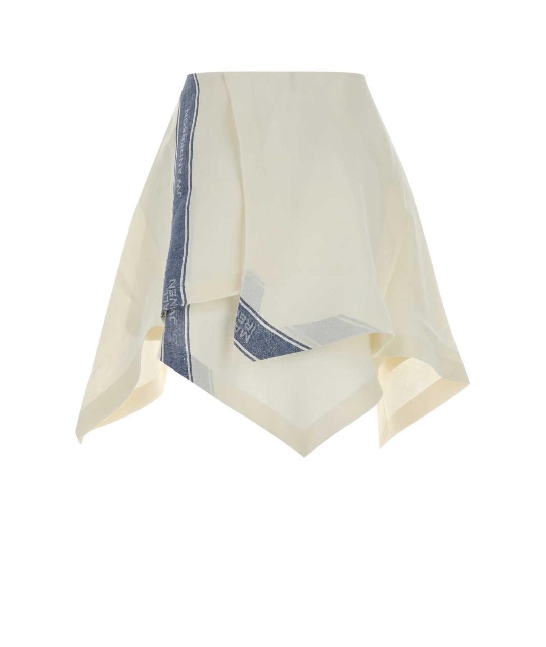 J.W.ANDERSON Мульти льняная юбка миди, фото 2