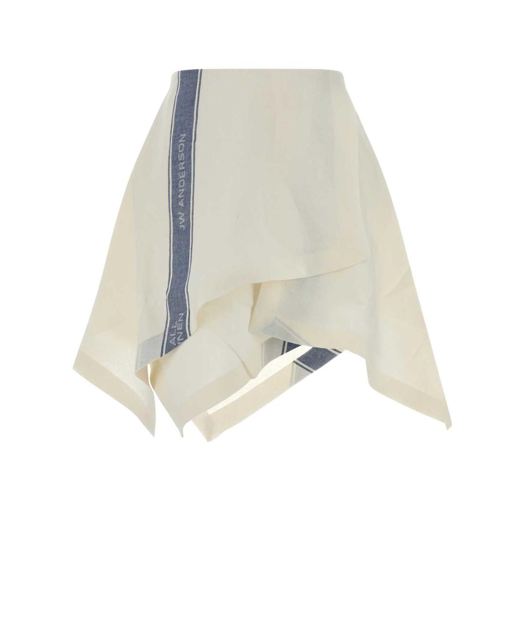 J.W.ANDERSON Мульти льняная юбка миди, фото 1