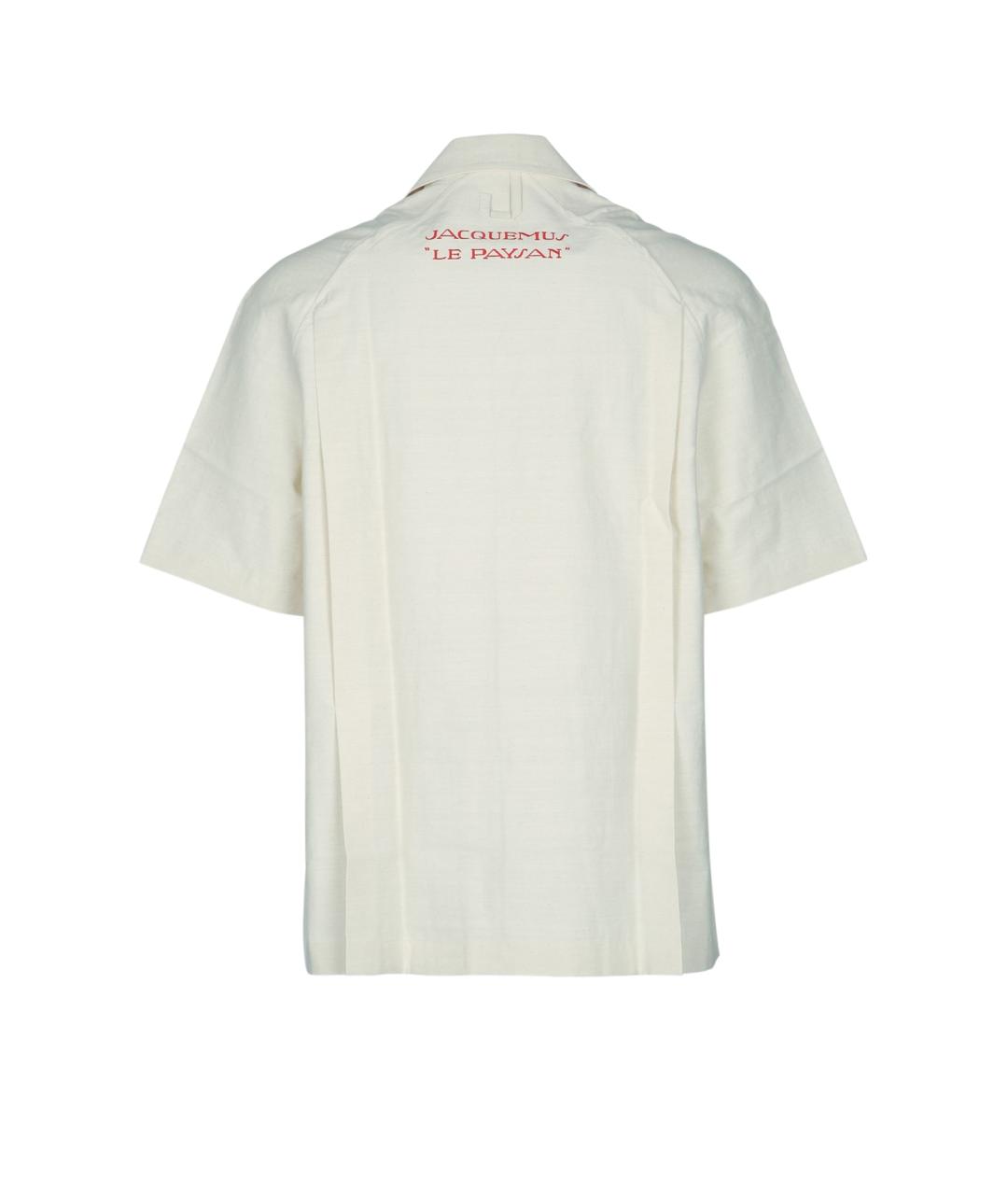JACQUEMUS Хлопковая кэжуал рубашка, фото 2