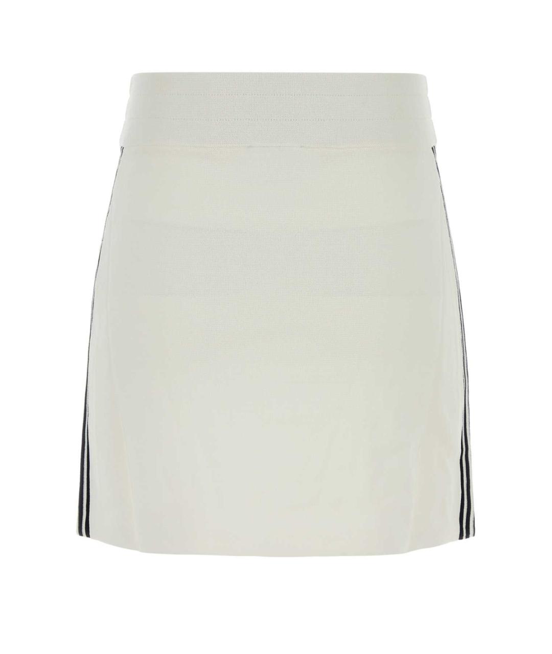 AUTRY Белая полиамидовая юбка мини, фото 2