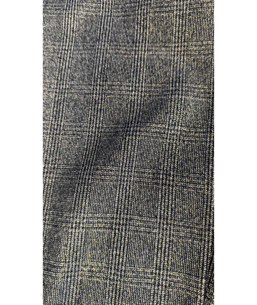 PESERICO Коричневые шерстяные прямые брюки, фото 5