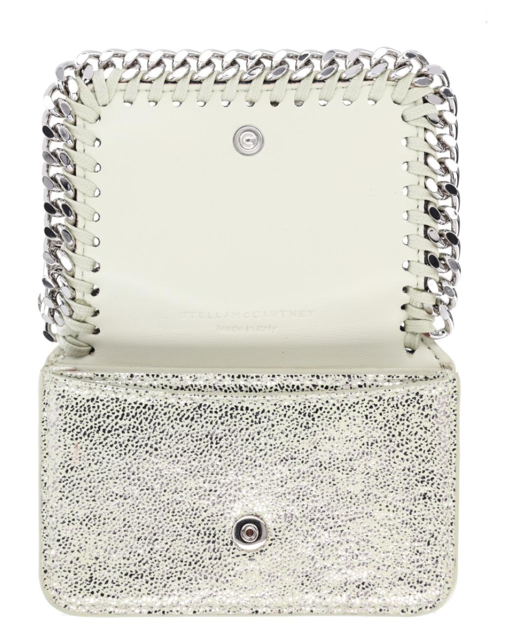 STELLA MCCARTNEY Серебрянный кошелек из искусственной кожи, фото 3