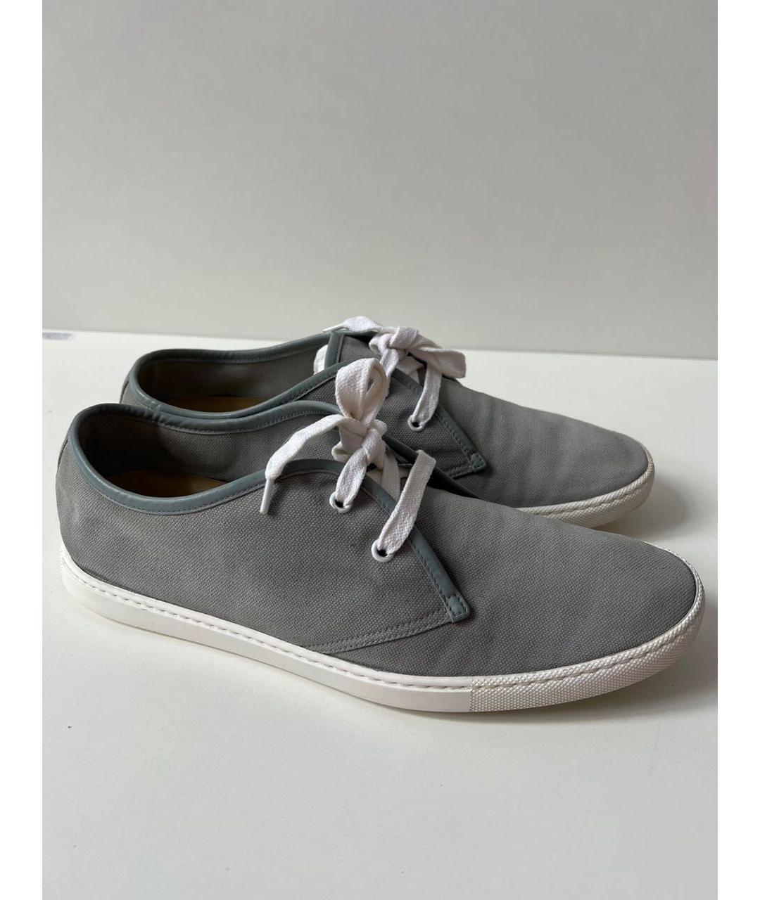 HERMES Антрацитовые высокие кроссовки / кеды, фото 9