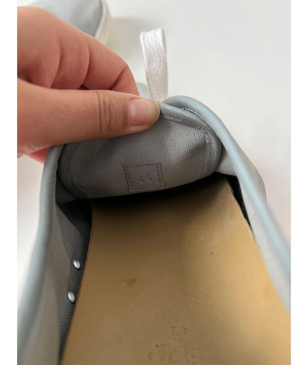 HERMES Антрацитовые высокие кроссовки / кеды, фото 3