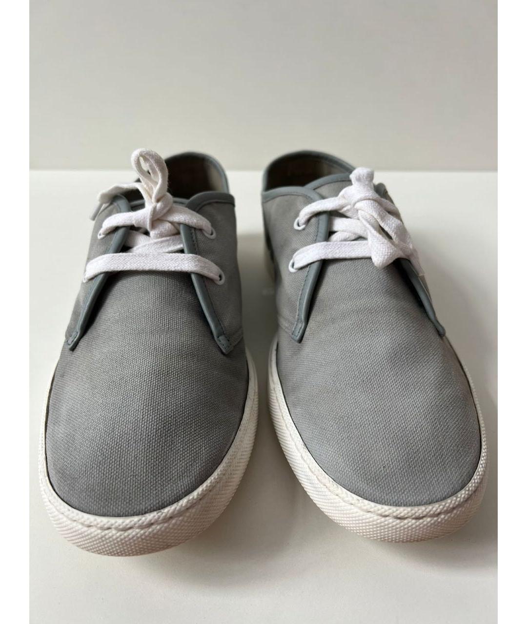 HERMES Антрацитовые высокие кроссовки / кеды, фото 2