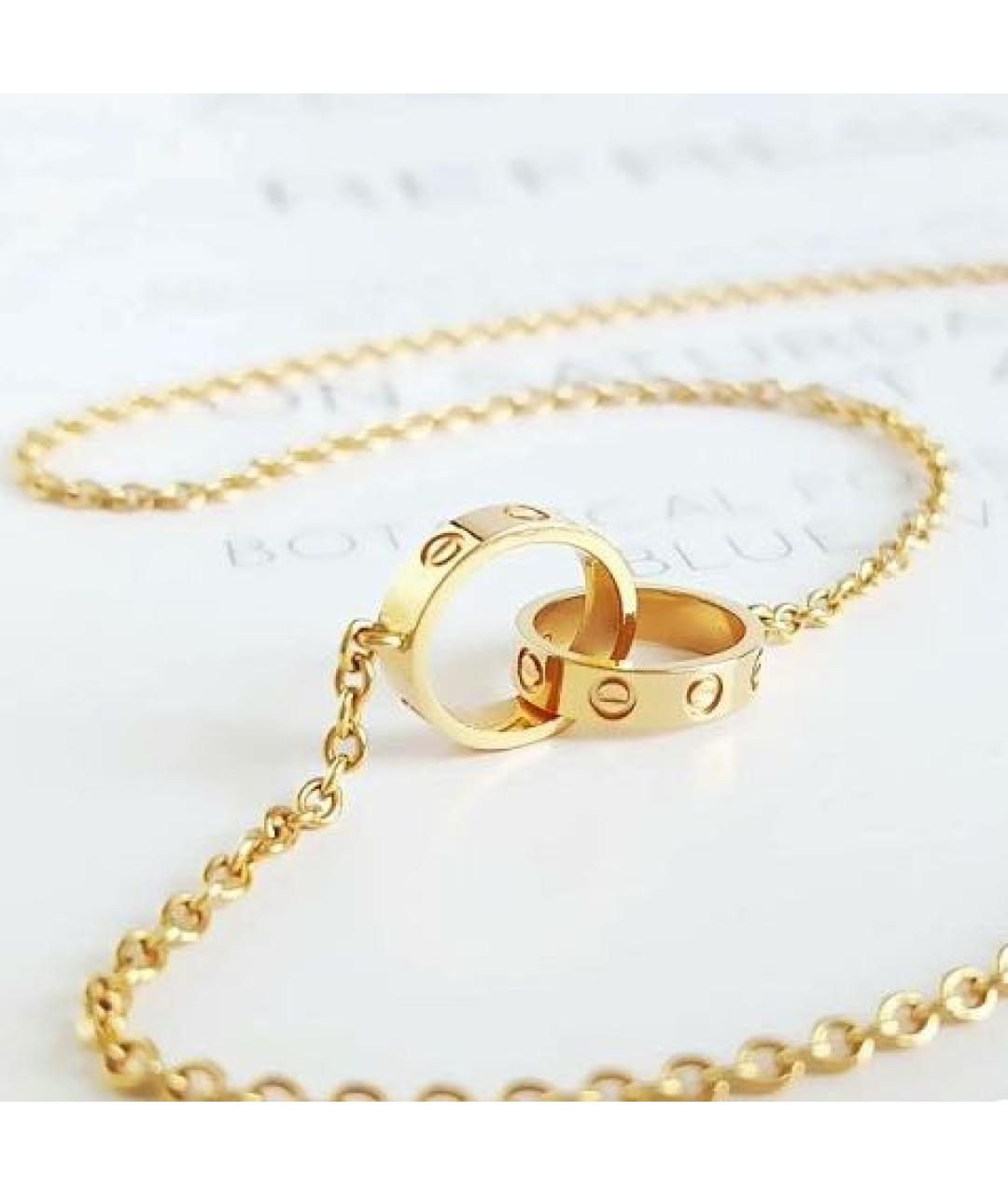 CARTIER Желтое колье из желтого золота, фото 4