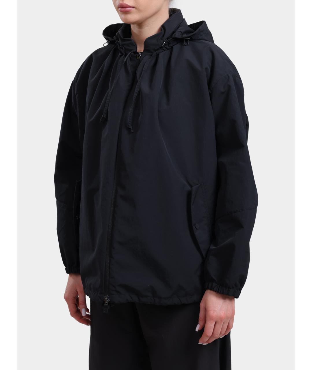 HERNO Черная куртка, фото 3