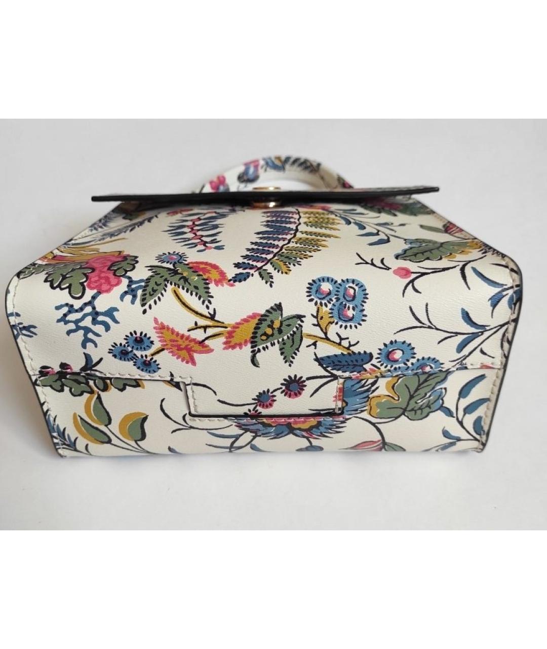 TORY BURCH Мульти кожаная сумка с короткими ручками, фото 9