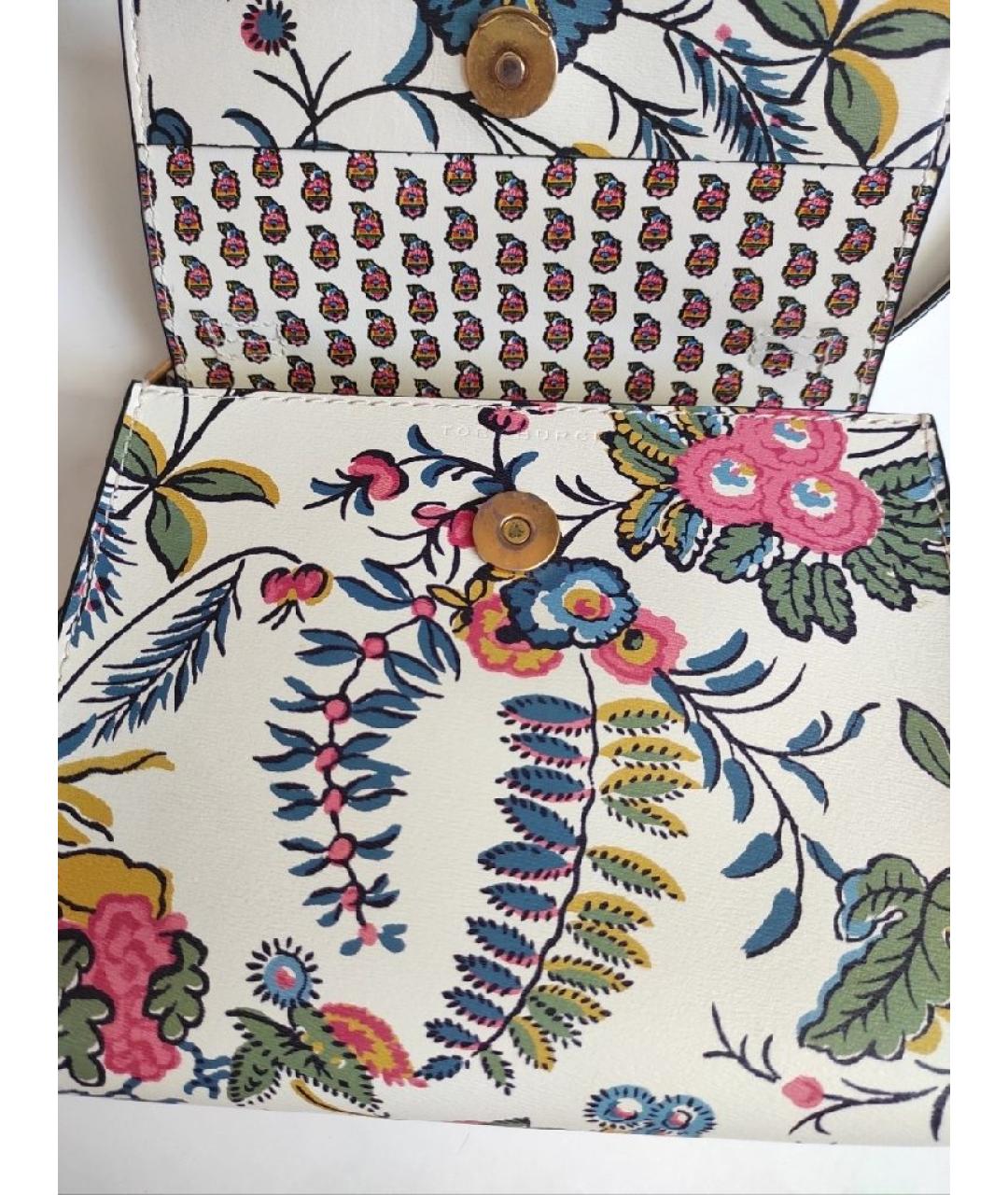 TORY BURCH Мульти кожаная сумка с короткими ручками, фото 7