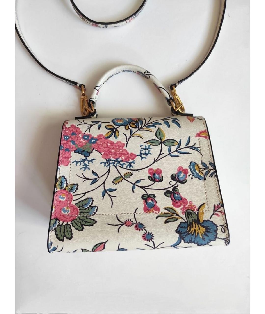 TORY BURCH Мульти кожаная сумка с короткими ручками, фото 3