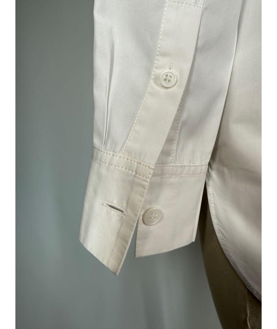 YOHJI YAMAMOTO Белая хлопковая рубашка, фото 7