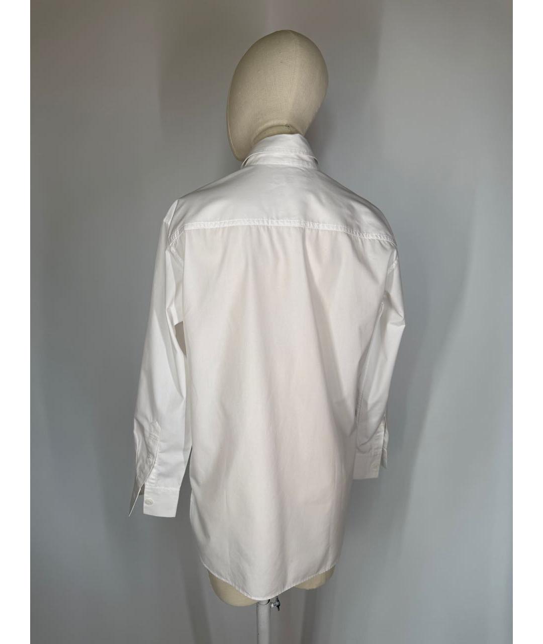 YOHJI YAMAMOTO Белая хлопковая рубашка, фото 5