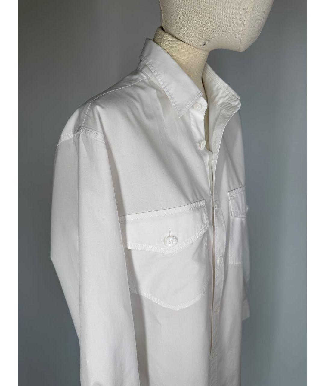 YOHJI YAMAMOTO Белая хлопковая рубашка, фото 2