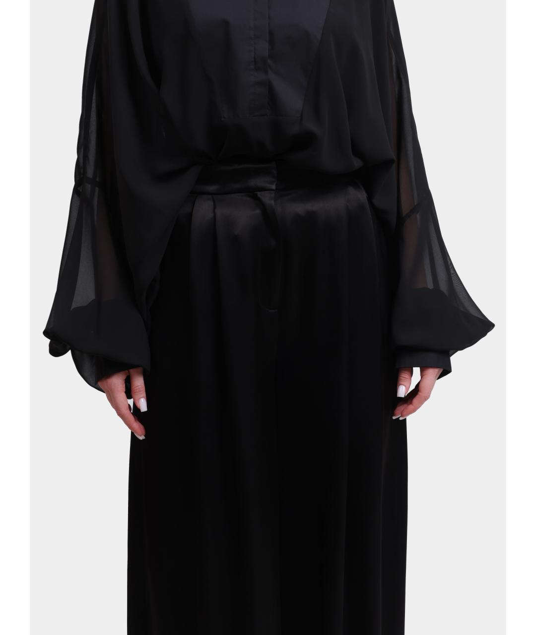 PINKO Черные прямые брюки, фото 4