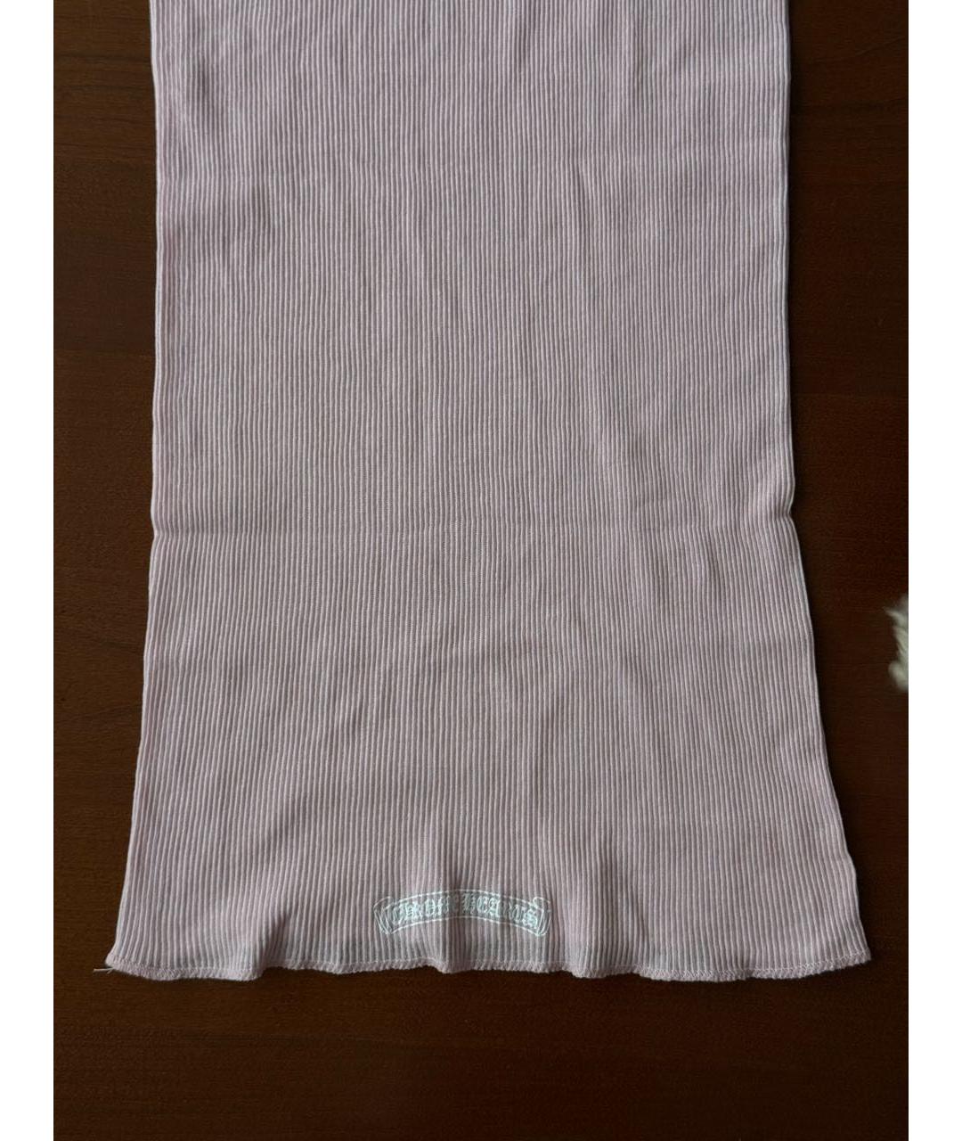 CHROME HEARTS Розовая хлопковая майка, фото 6