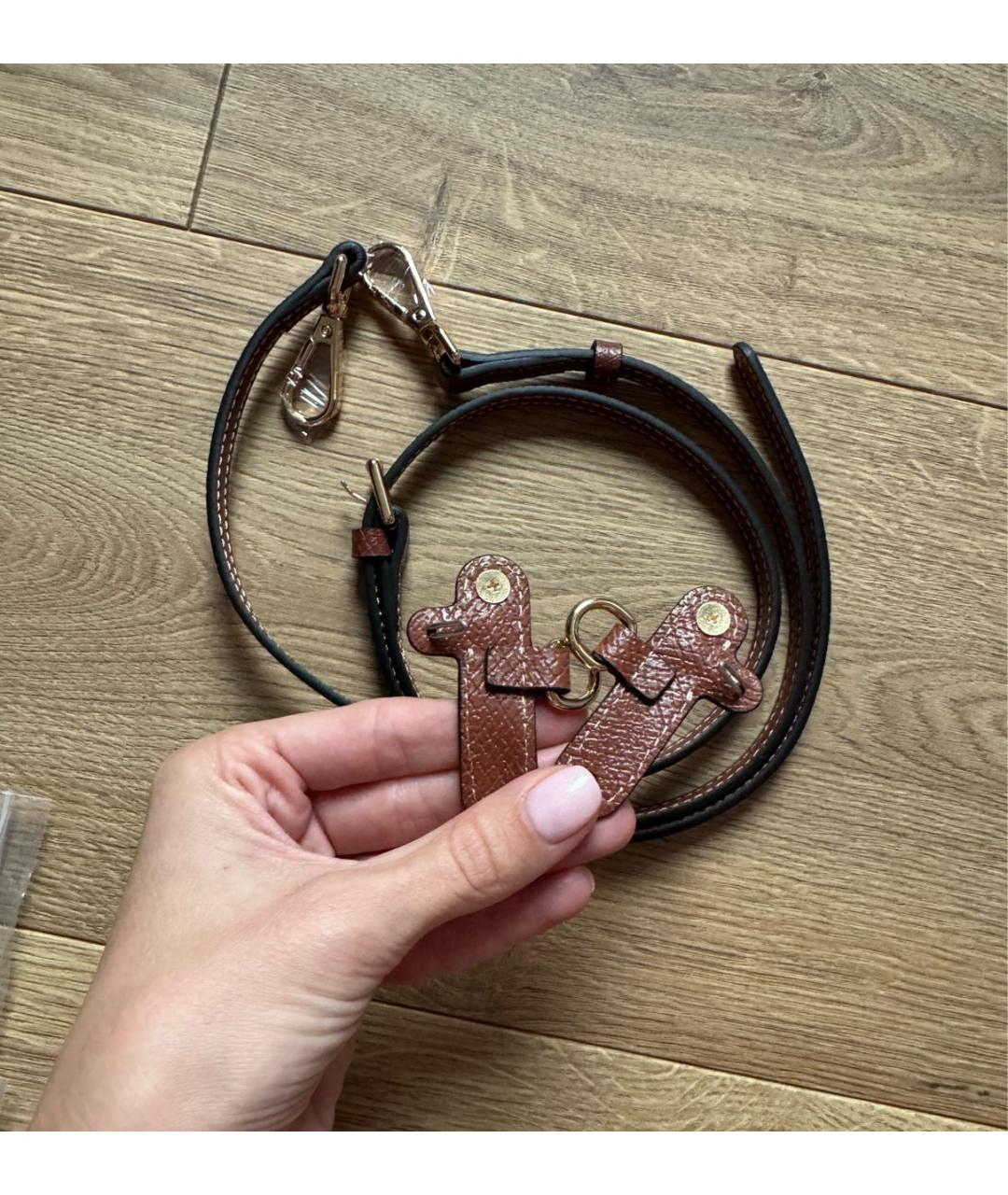 LONGCHAMP Бежевая сумка с короткими ручками, фото 5