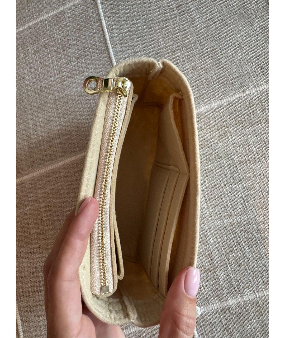 LONGCHAMP Бежевая сумка с короткими ручками, фото 4