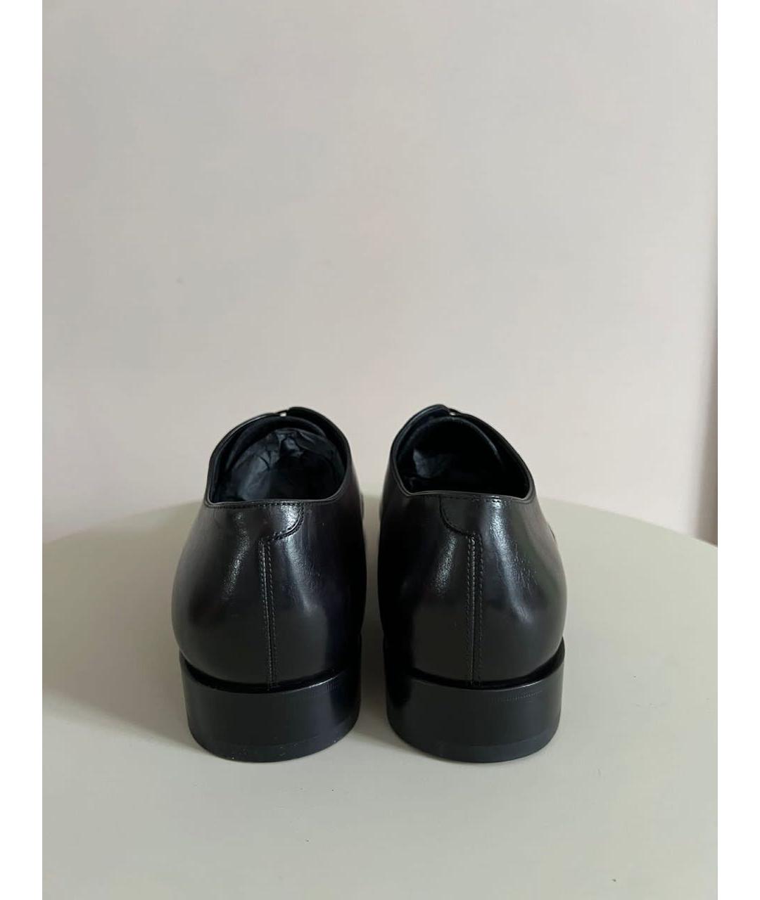 CHRISTIAN DIOR Бордовые кожаные туфли, фото 3