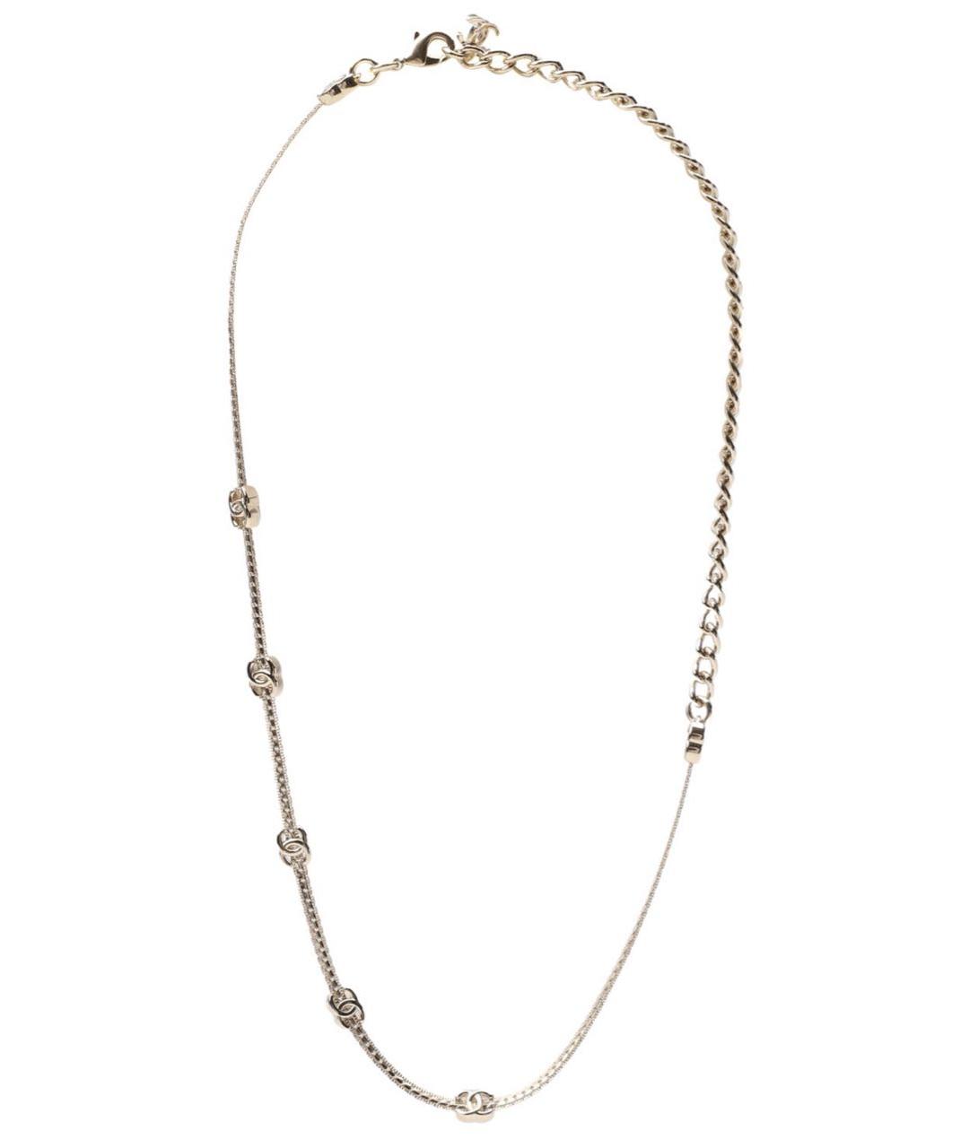 CHANEL Золотое металлическое колье, фото 1