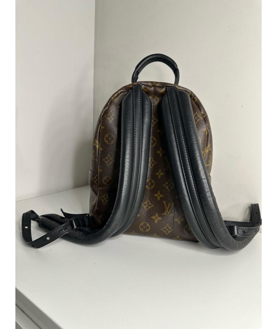 LOUIS VUITTON Коричневый кожаный рюкзак, фото 2