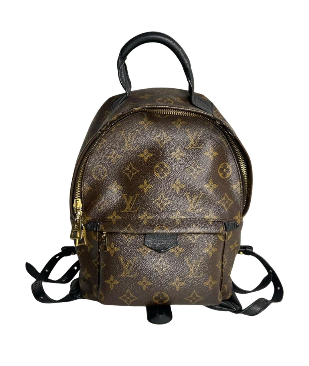 LOUIS VUITTON Коричневый кожаный рюкзак, фото 1