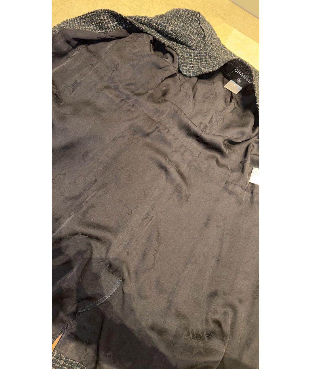 CHANEL Темно-синий хлопковый пиджак, фото 5