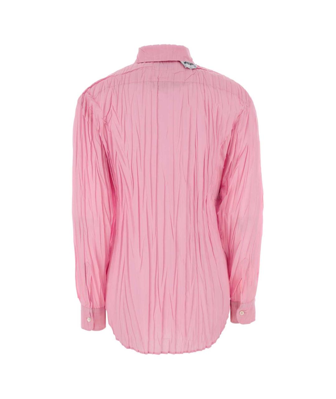 MOSCHINO Розовая полиэстеровая рубашка, фото 2