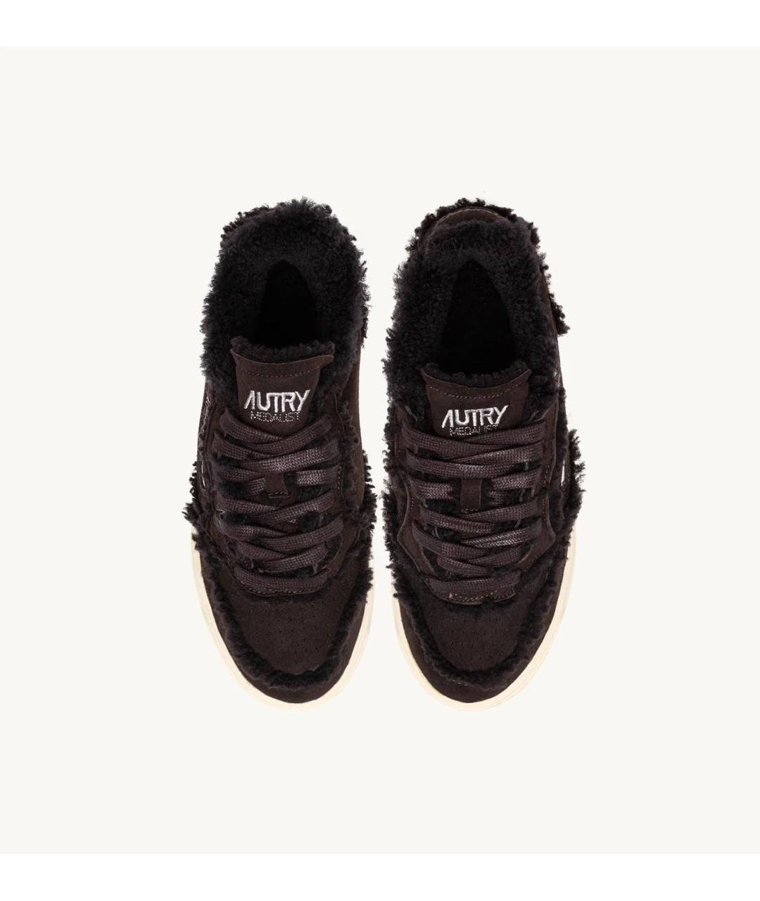 AUTRY Коричневые замшевые кеды, фото 5
