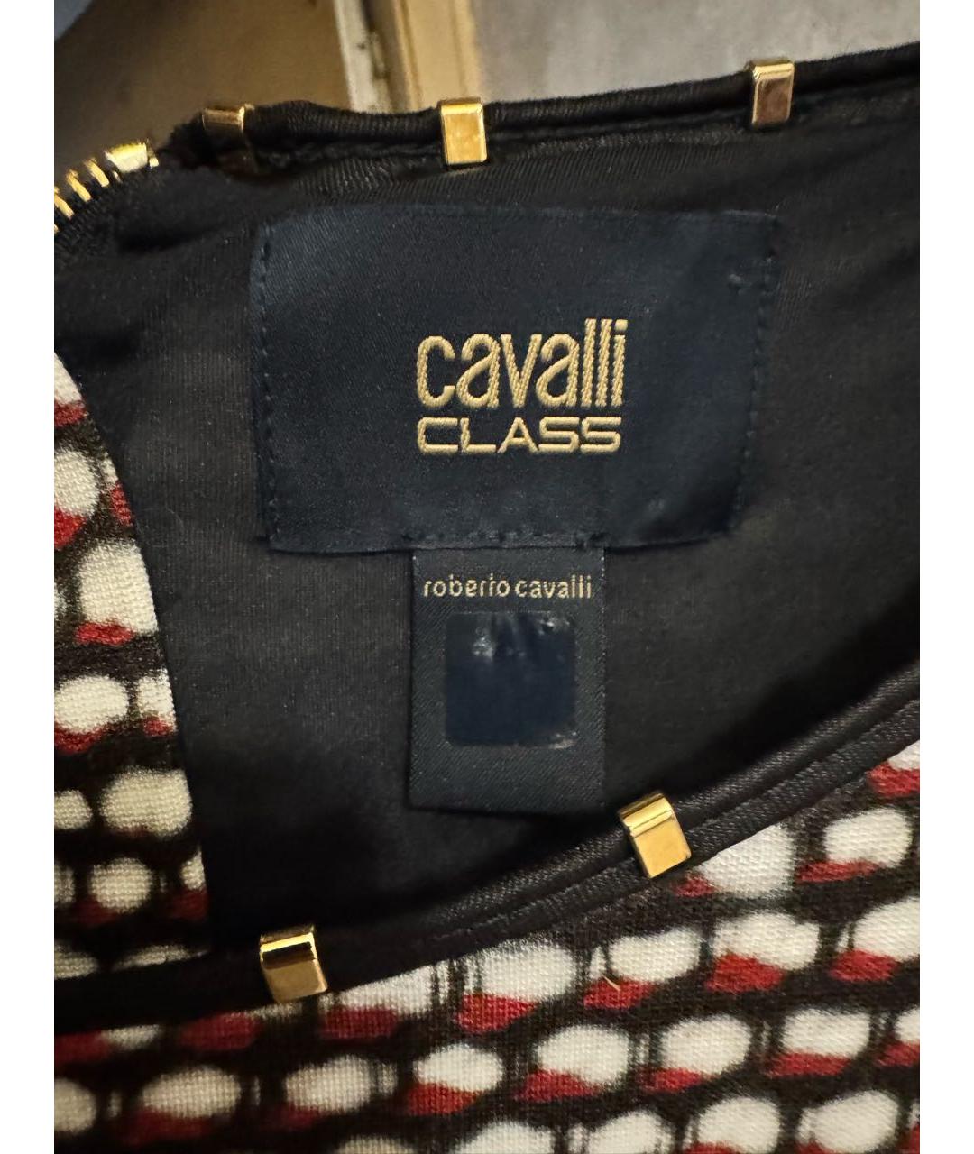 CAVALLI CLASS Мульти вискозное повседневное платье, фото 6