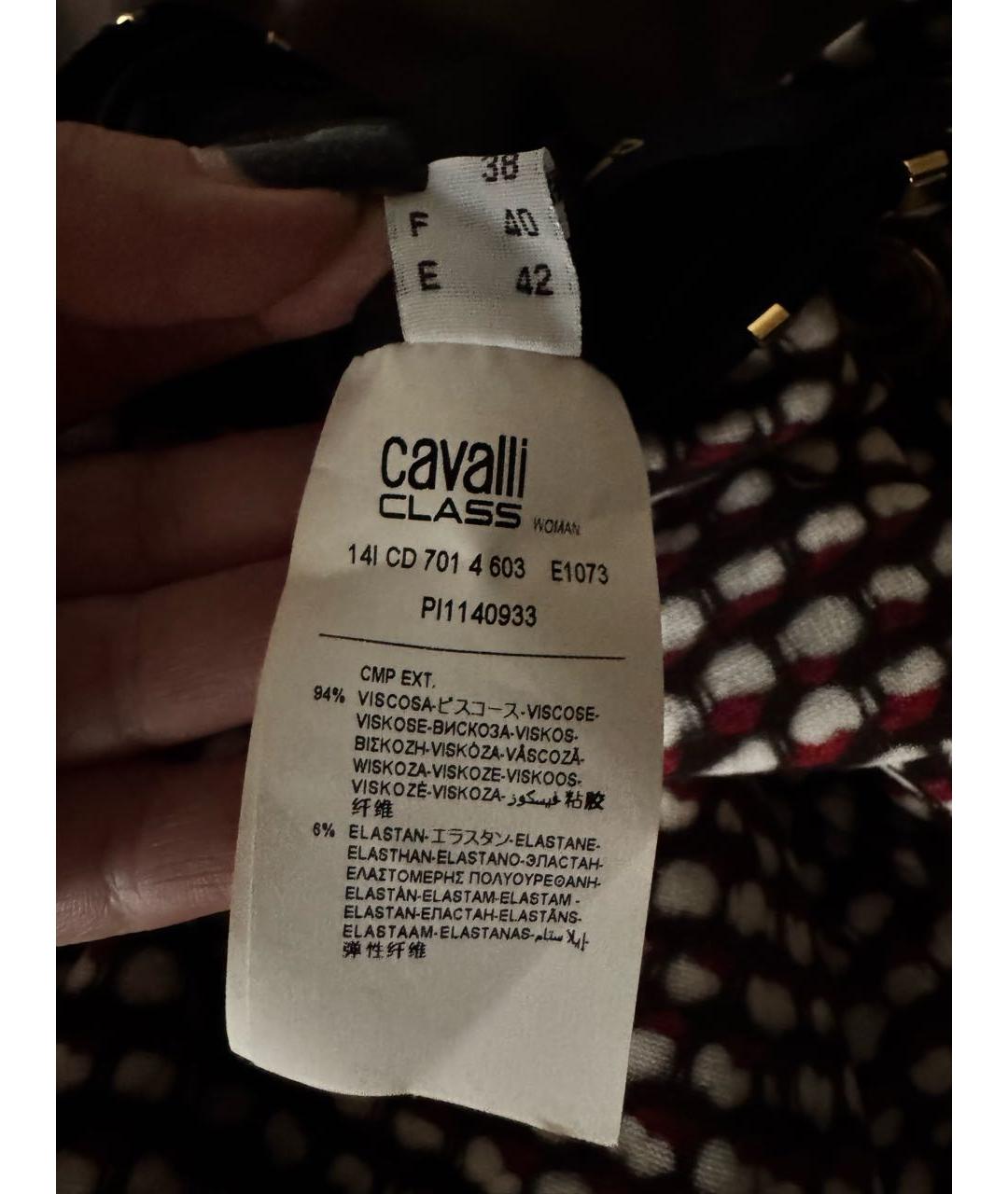 CAVALLI CLASS Мульти вискозное повседневное платье, фото 8