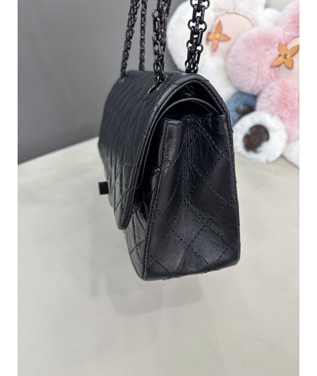 CHANEL Черная кожаная сумка через плечо, фото 4