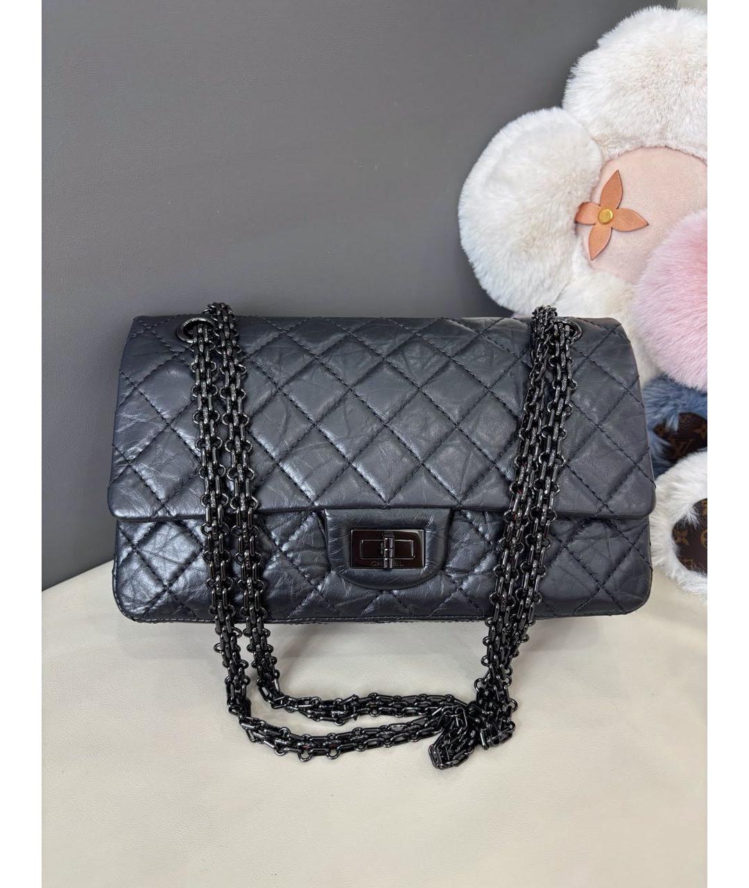 CHANEL Черная кожаная сумка через плечо, фото 9