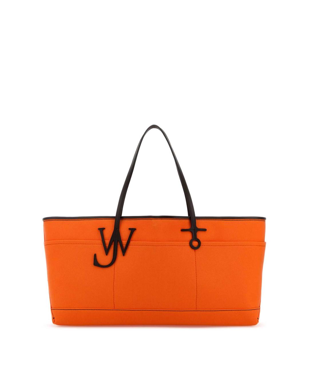 J.W.ANDERSON Оранжевая тканевая сумка тоут, фото 1