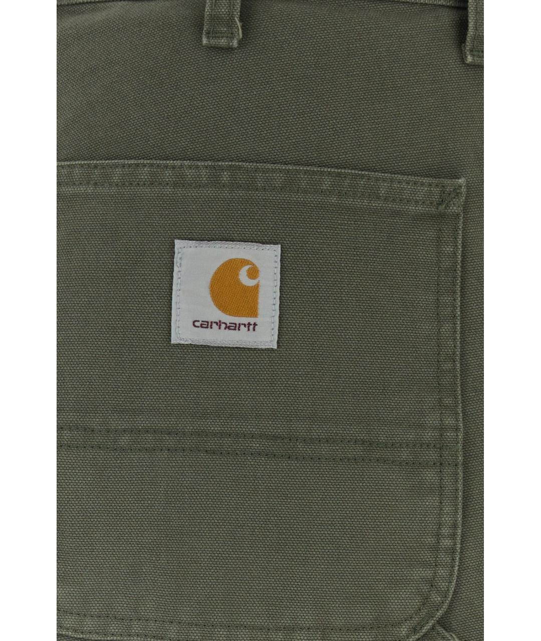 CARHARTT WIP Зеленые хлопковые шорты, фото 3
