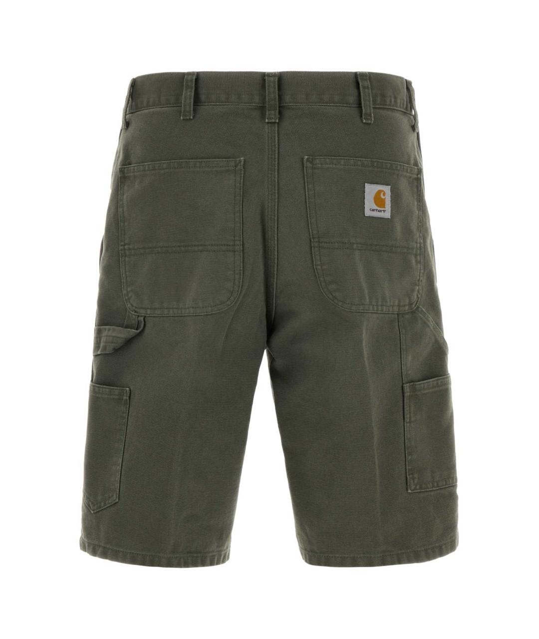 CARHARTT WIP Зеленые хлопковые шорты, фото 2