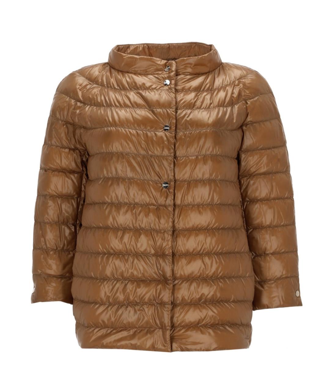 HERNO Бежевая полиамидовая куртка, фото 1