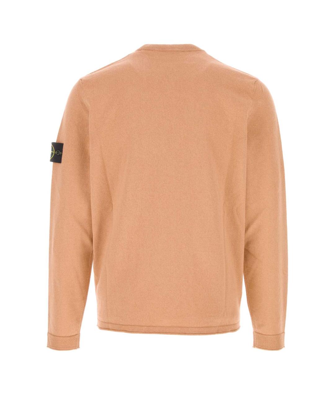 STONE ISLAND Оранжевый хлопковый джемпер / свитер, фото 2