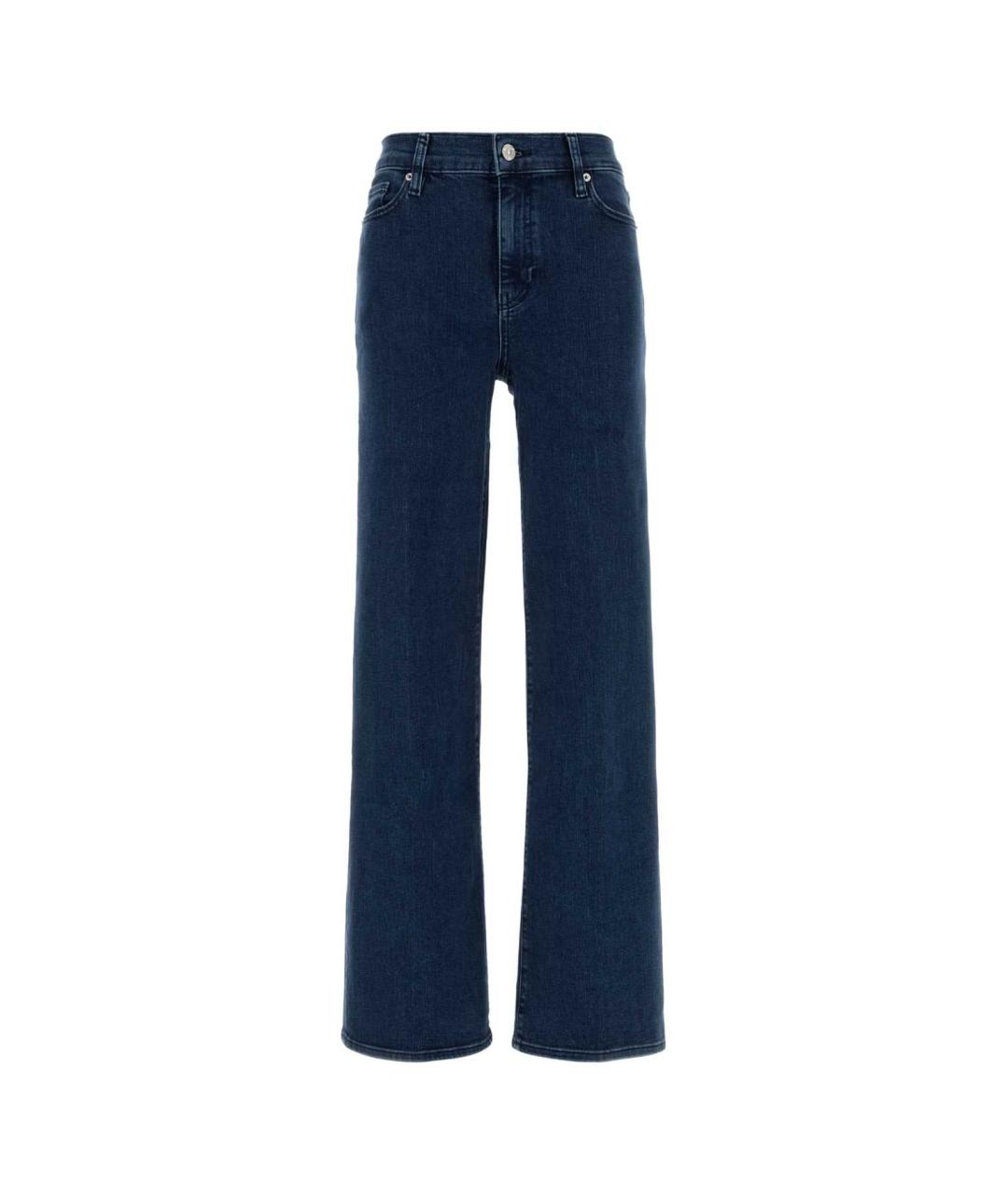 FRAME Синие хлопковые прямые джинсы, фото 1