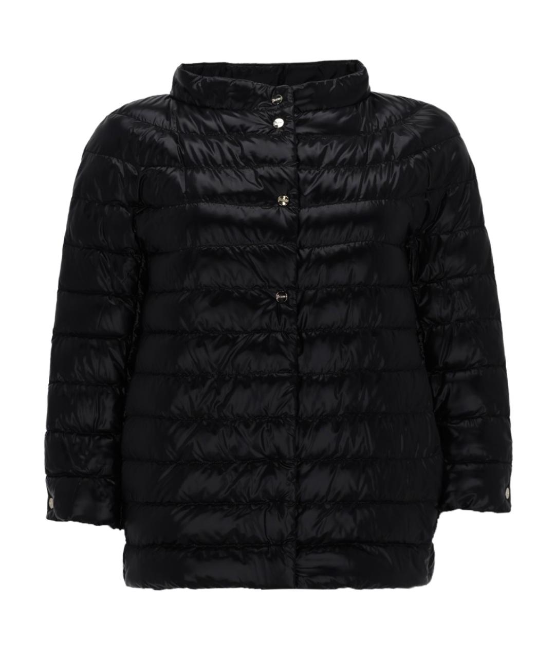 HERNO Черная полиамидовая куртка, фото 1