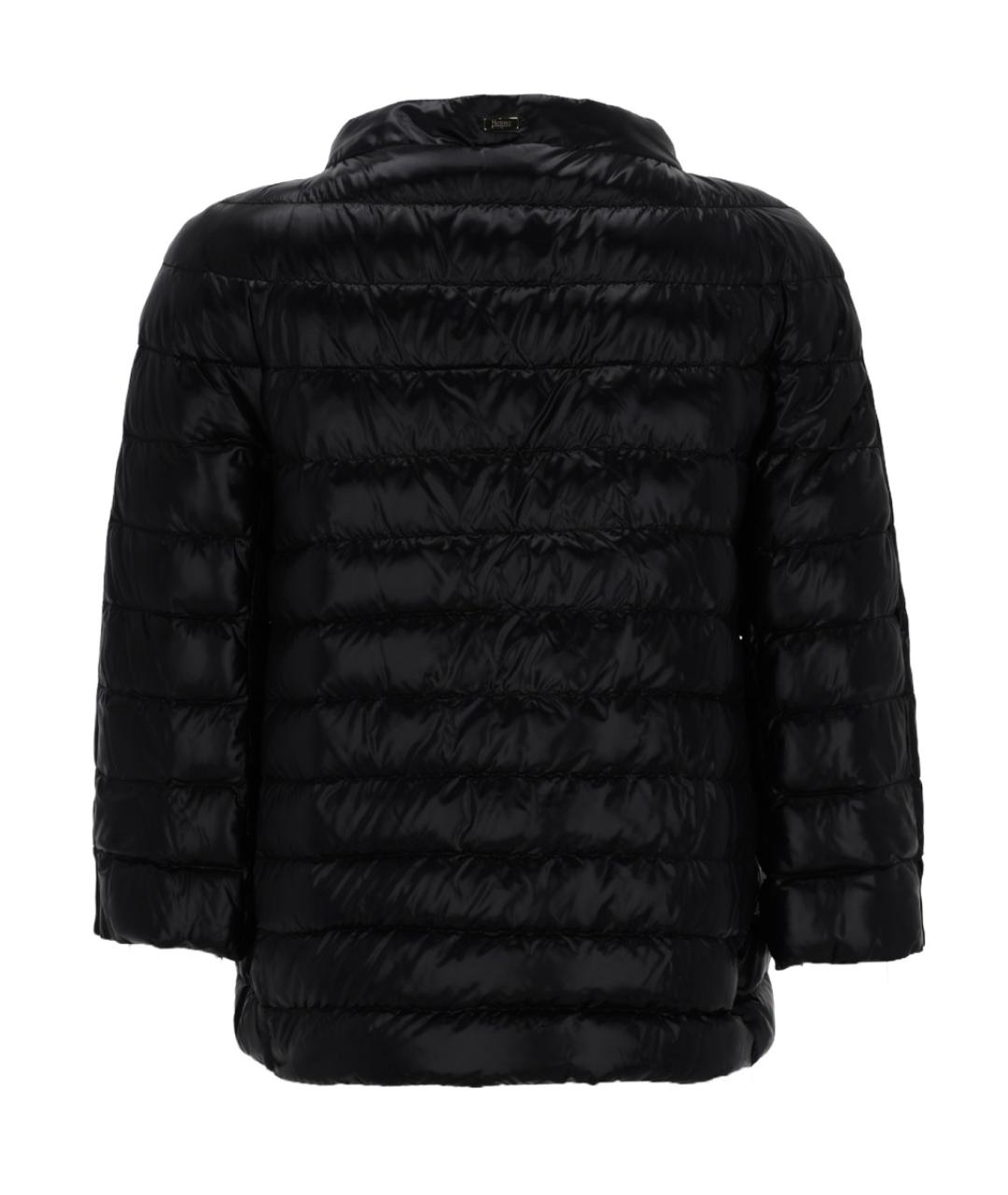 HERNO Черная полиамидовая куртка, фото 2