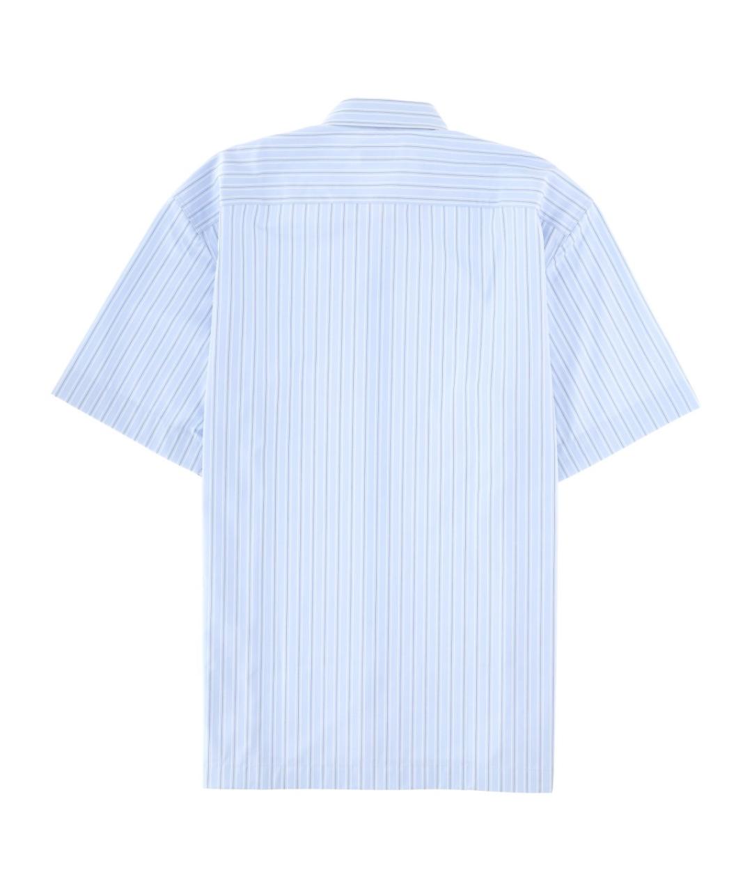 DRIES VAN NOTEN Голубая хлопковая кэжуал рубашка, фото 2