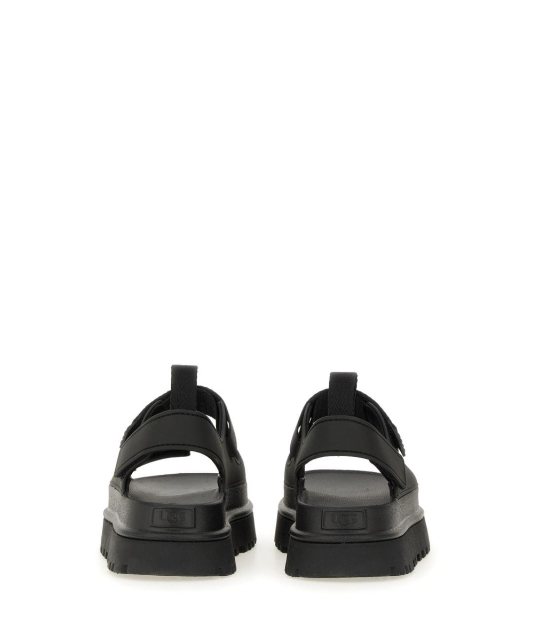 UGG AUSTRALIA Черные резиновые сандалии, фото 3