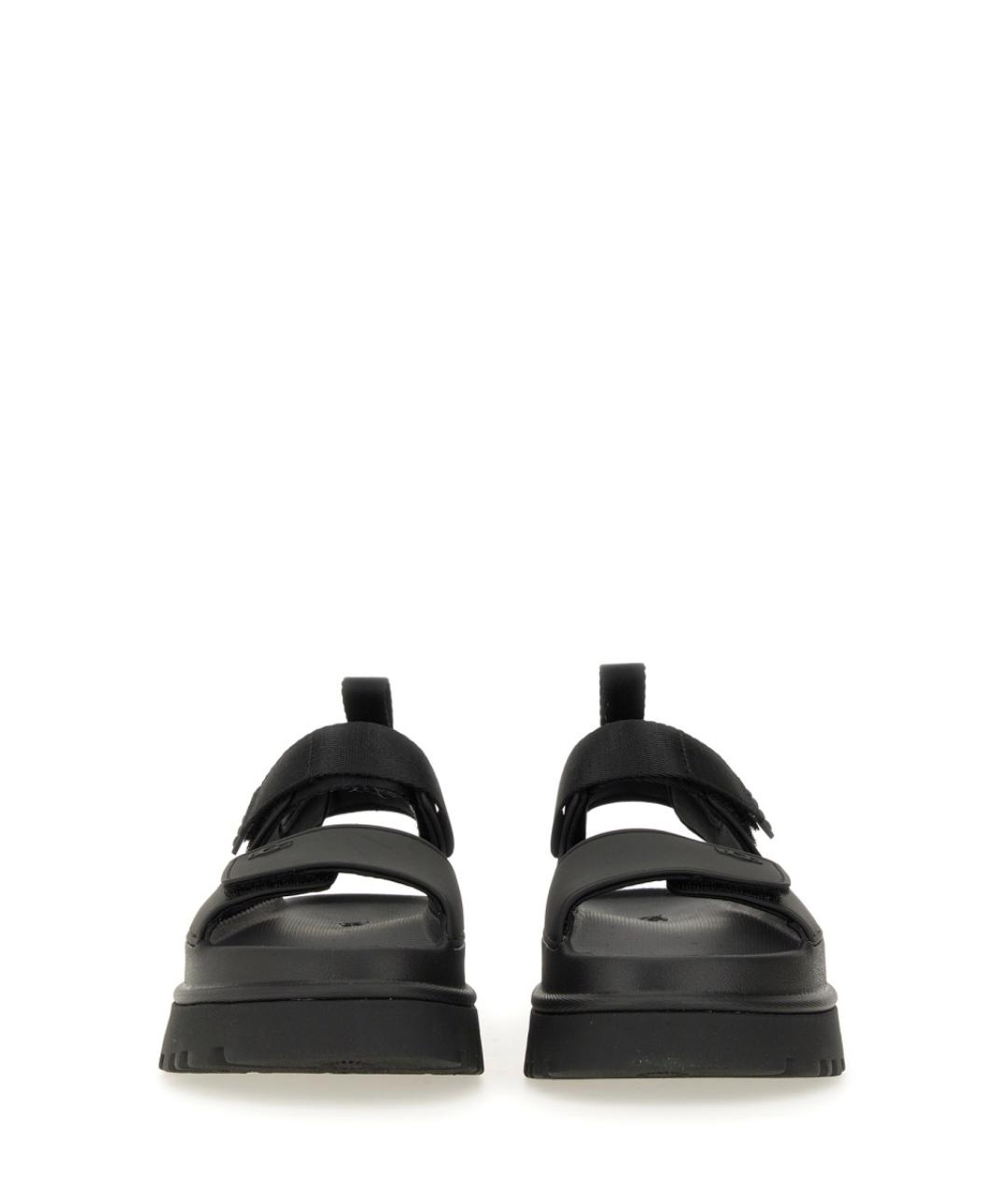 UGG AUSTRALIA Черные резиновые сандалии, фото 4