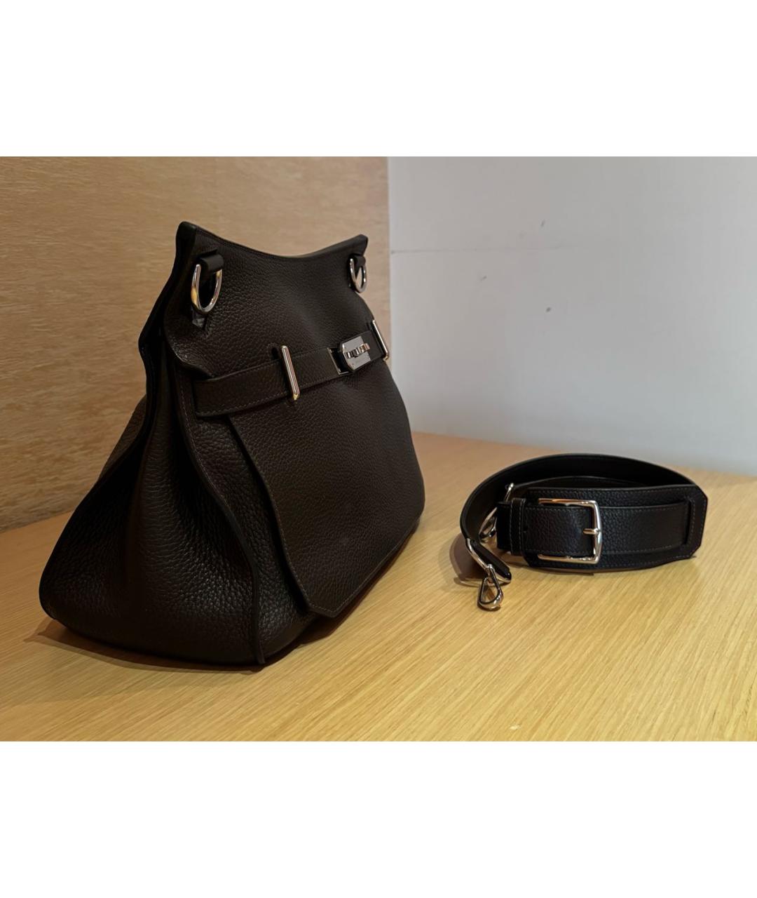 HERMES Коричневая кожаная сумка через плечо, фото 2