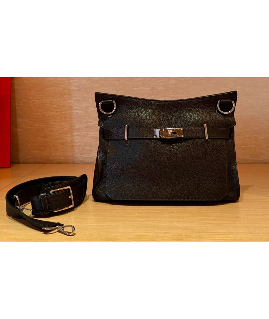 HERMES Коричневая кожаная сумка через плечо, фото 9