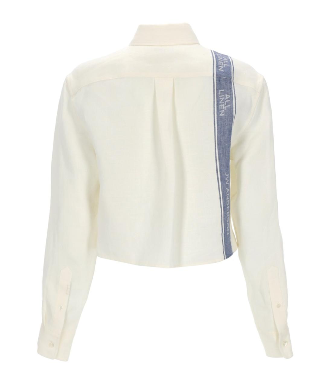 J.W.ANDERSON Белая льняная рубашка, фото 2