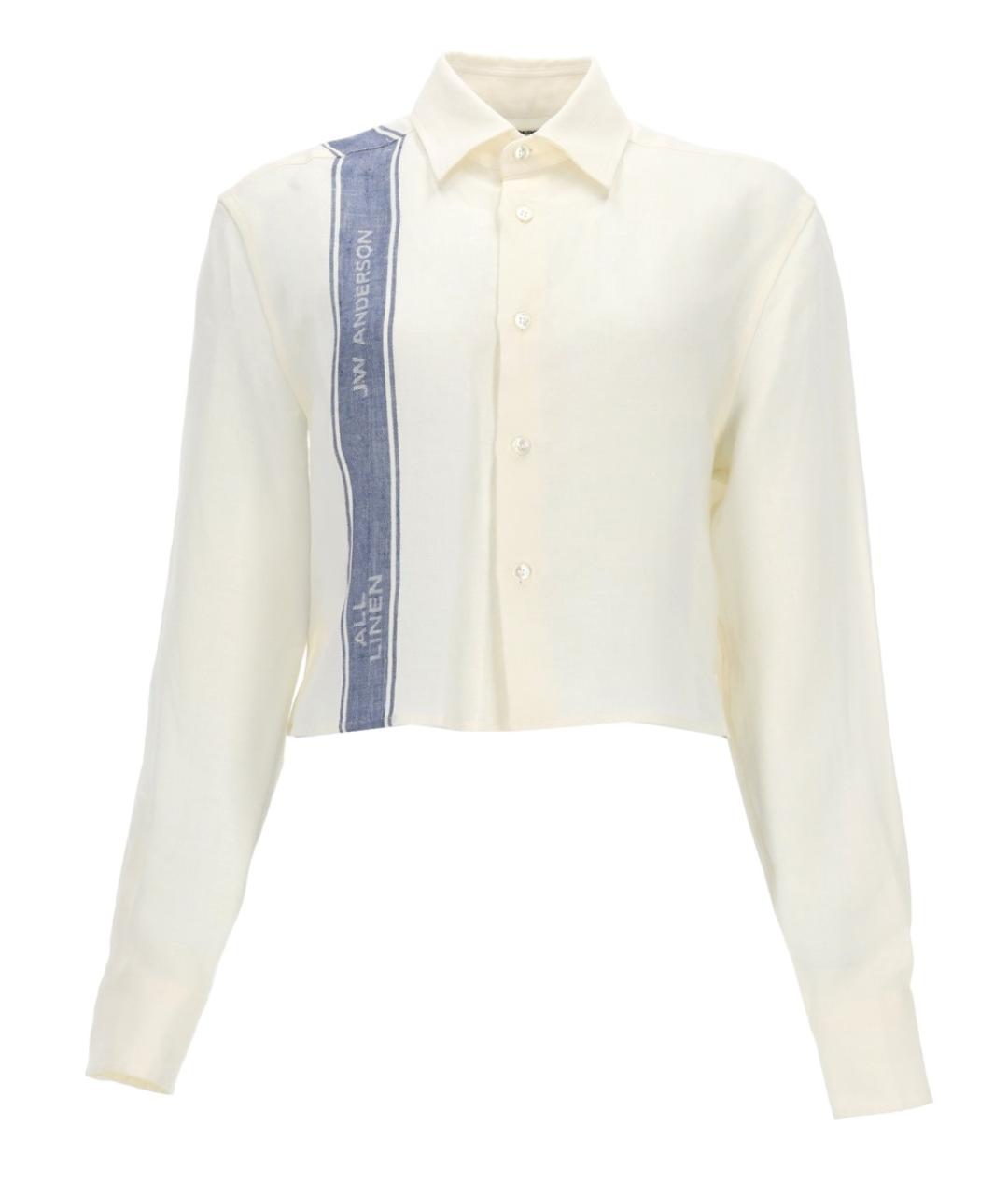 J.W.ANDERSON Белая льняная рубашка, фото 1