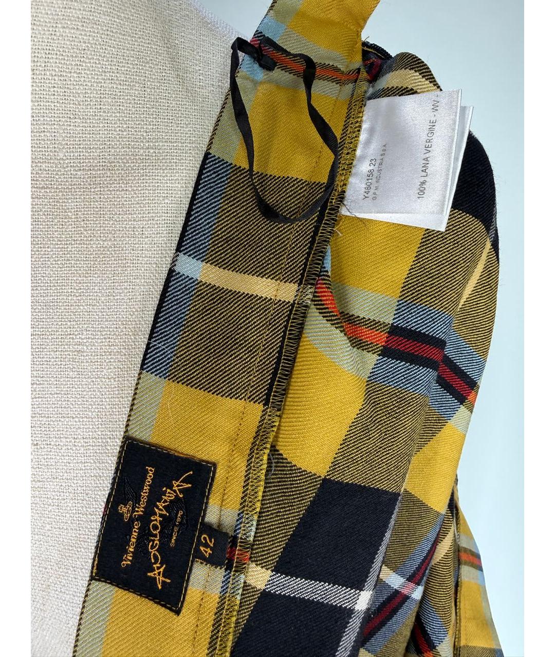 VIVIENNE WESTWOOD Мульти шерстяная юбка мини, фото 8