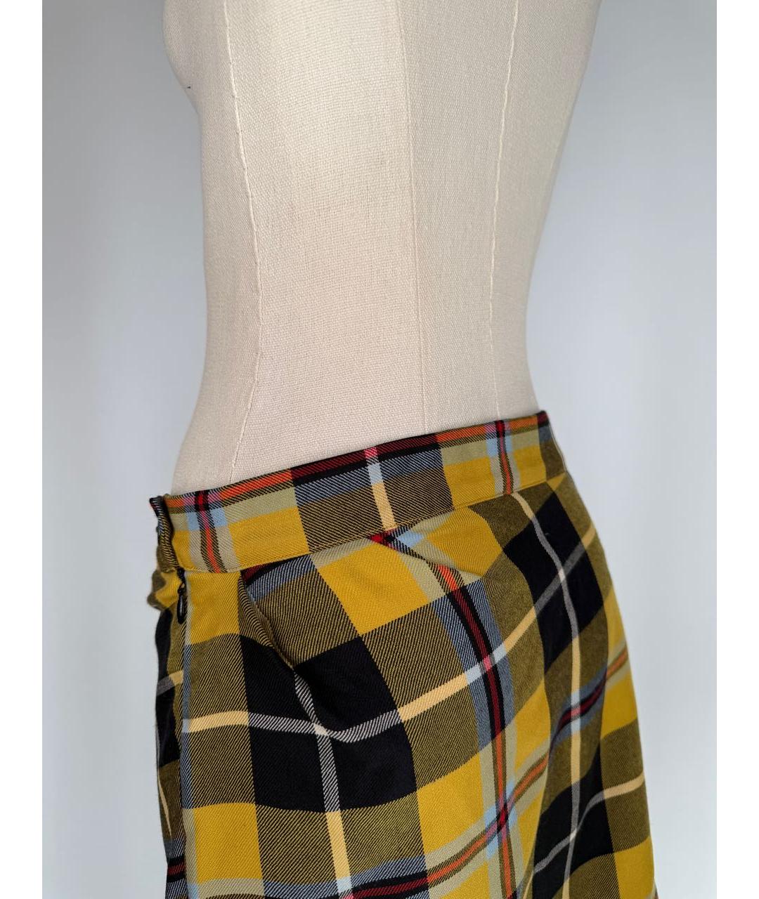 VIVIENNE WESTWOOD Мульти шерстяная юбка мини, фото 5